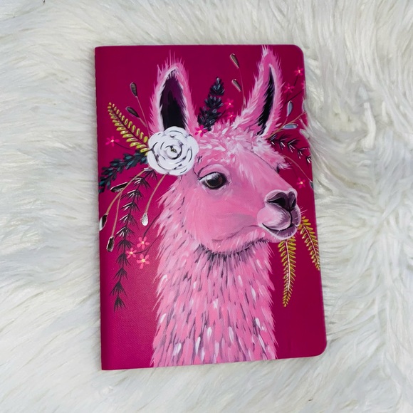 Notebook Striped “flower crown farm animals” 3 pack - Picture 4 of 8